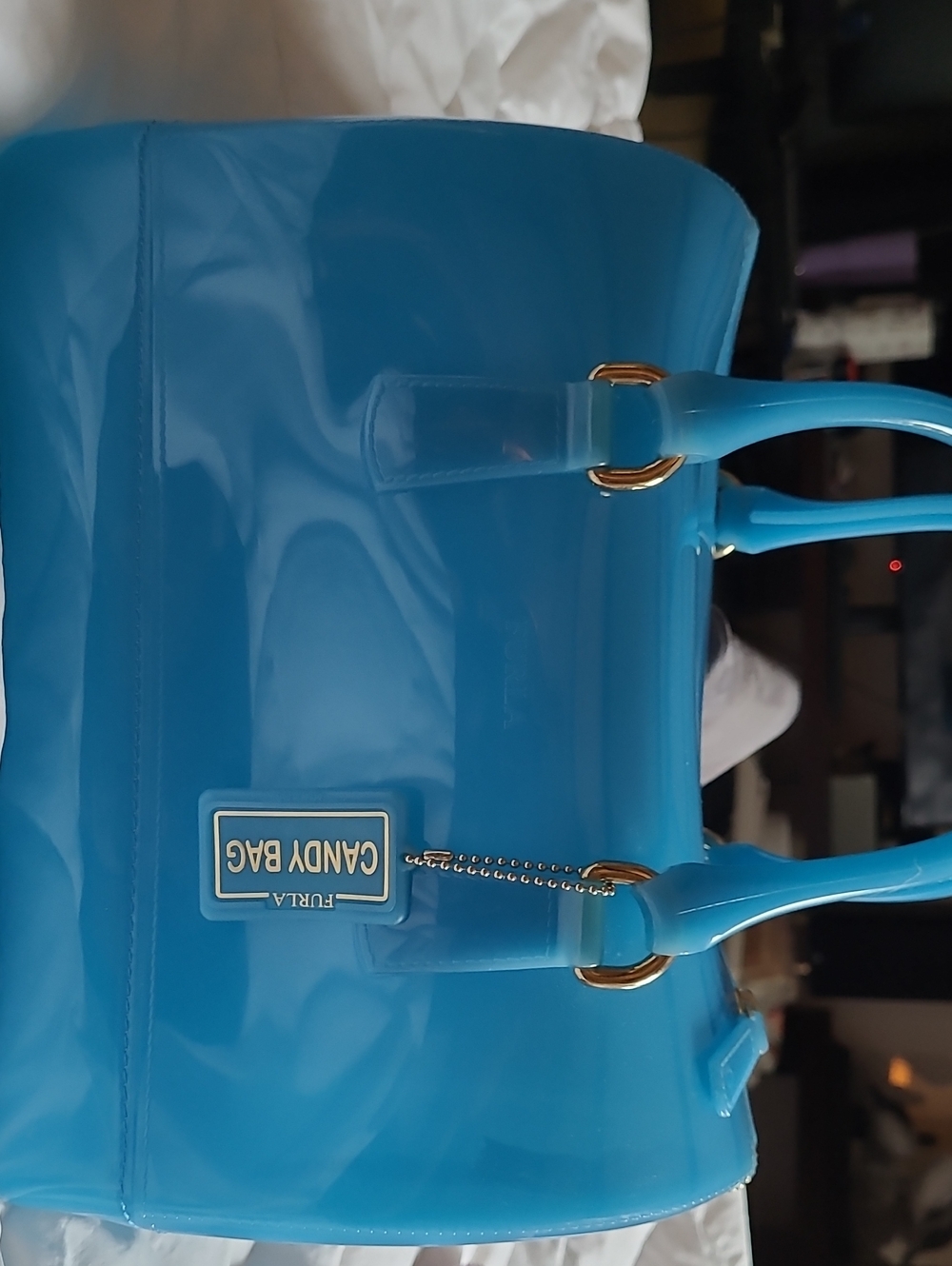 Furla Blue Candy Bag